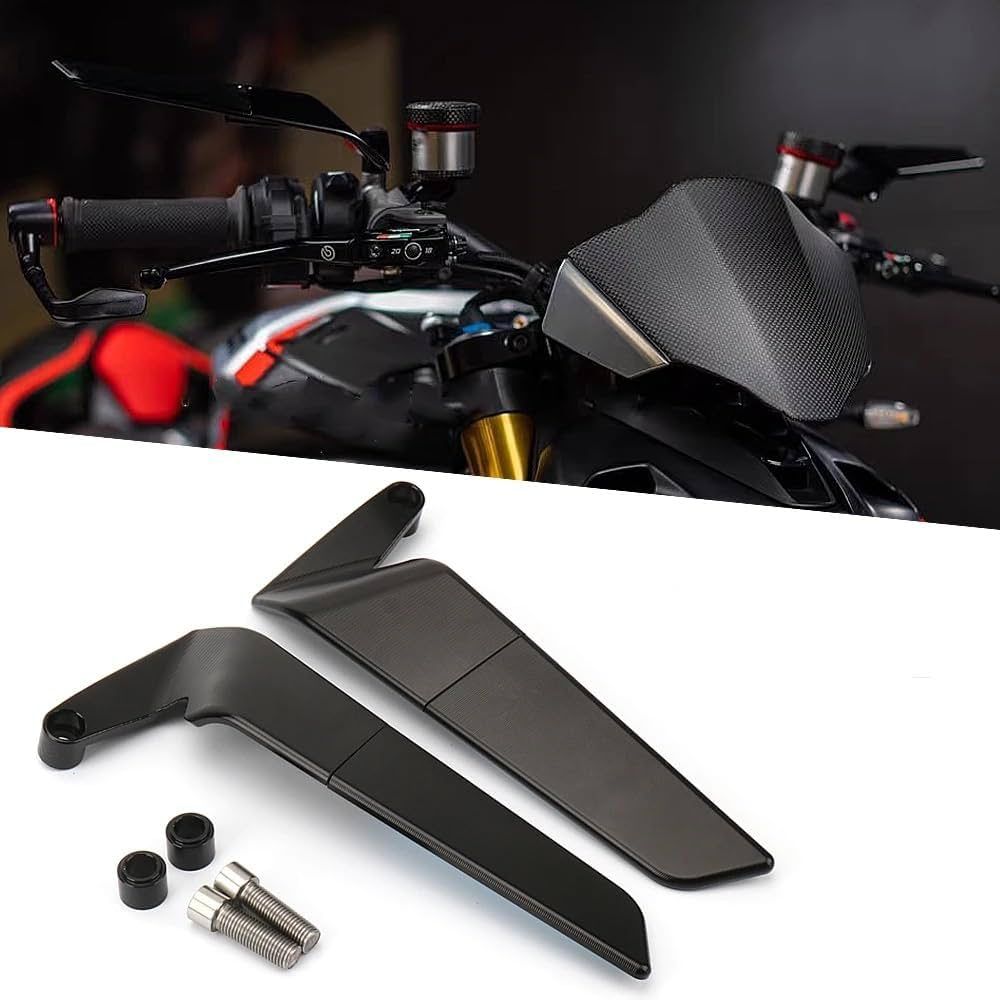 Rizoma® Espejos fantasmas alerón 🏍️⚡