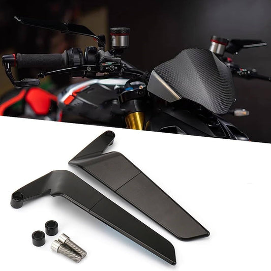 Rizoma® Espejos fantasmas alerón 🏍️⚡