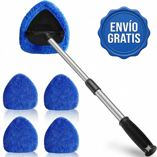 Kit Limpiador de Parabrisas Profesional. Extensible y Giratorio 180°