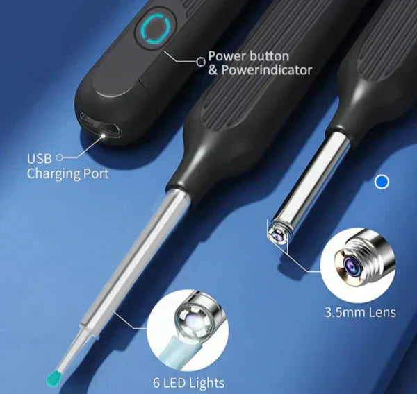 OtoScope+® Limpiador de oído cámara 4k📸 + Obsequios de 4 cabezales