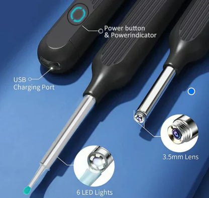 OtoScope+® Limpiador de oído cámara 4k📸 + Obsequios de 4 cabezales